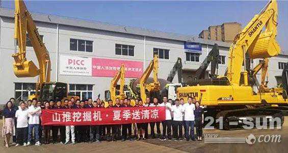 耐用、油耗低、服务好！湖北徐老板认准山推挖掘机