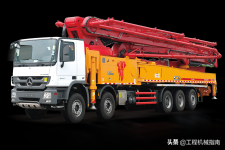 三一混凝土输送泵车型号 混凝土泵车的工作原理和结构