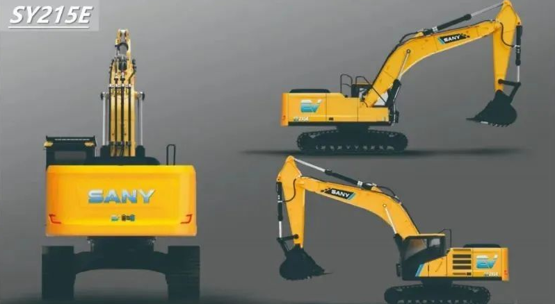 「21-sun测评」三一再出新品—电挖SY215E，刚买的机子又成老款？