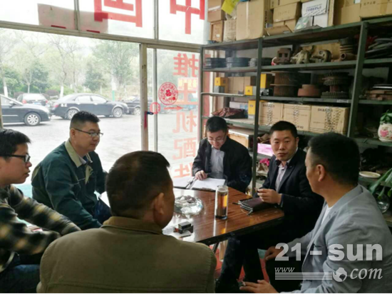 山推“客户关爱行”第二站走进浙江