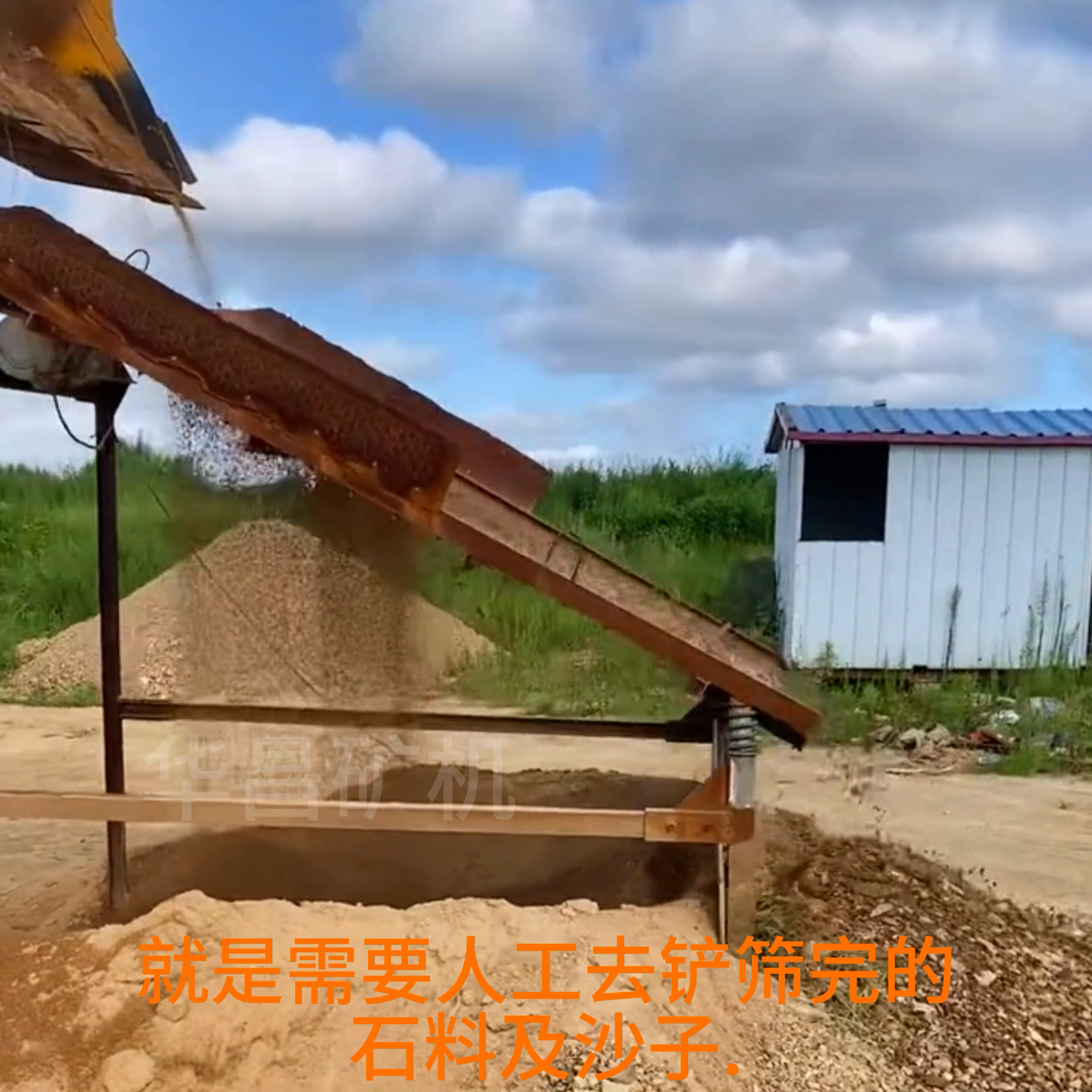 有这样一款省人工的筛沙机，您有没有心动.筛沙机由原来的...