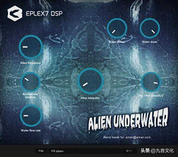 Eplex7 DSP 发布模拟外星人的声音设计效果插件Alien Underwater
