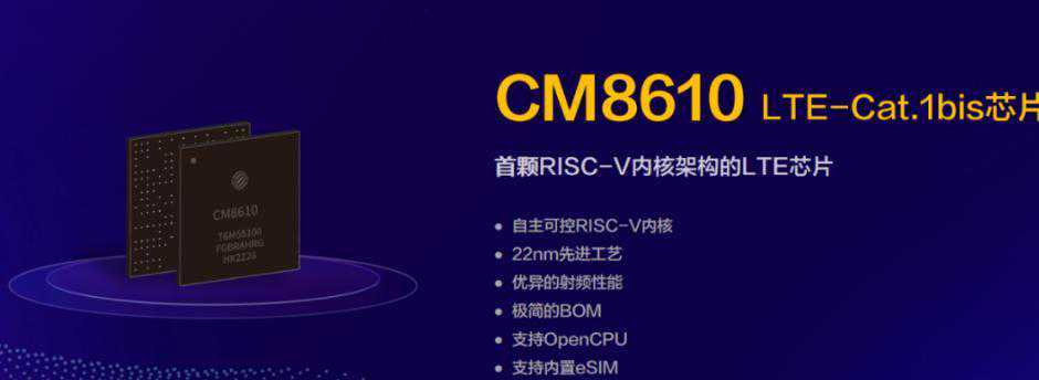 近日，RISC-V架构的创新之作！业界首款Cat.1模组ML305M闪