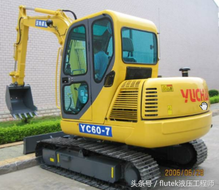 玉柴YC60-7挖掘机液压系统简介